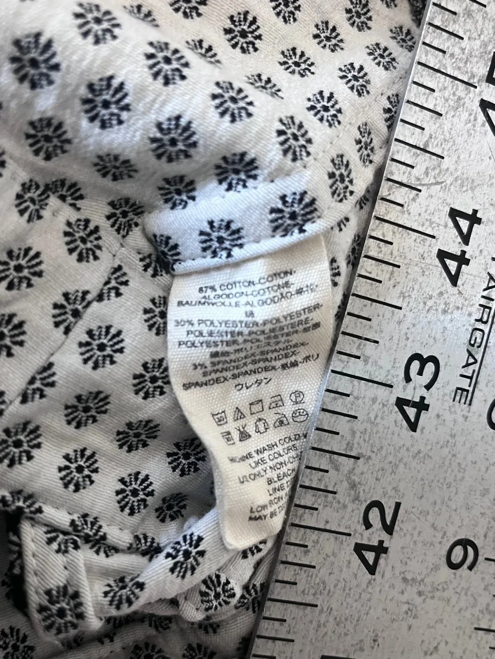 Free People Floral Peplum Top Size 4 Black White Sleeveless V Neck Zip Back Boho